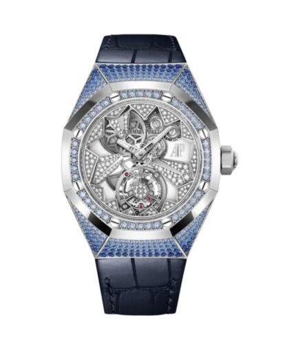 Audemars Piguet 26227BC.SS.D326CR.01 White Gold Sapphires Diamond Dial Men's Watch