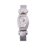 Audemars Piguet Charleston 67178BC.Z.1068BC.01 White Gold Diamond Bezel 14mm White Dial Ladies Watch - Luxury Souq