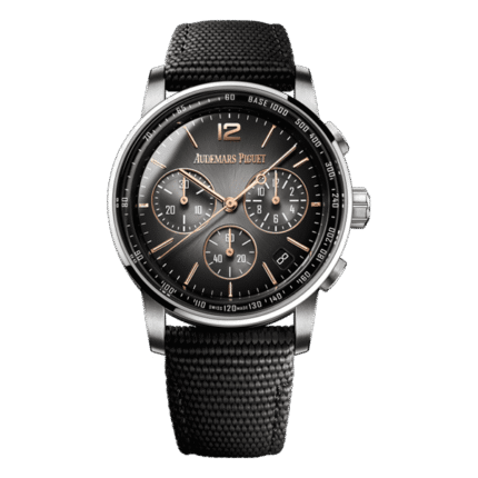 Audemars Piguet Code 11.59 26393CR.OO.A002KB.01 Smoked Lacquered Grey Dial Selfwinding Chronograph 41mm Men's Watch