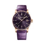 Audemars Piguet Code 11.59 - 77410OR.OO.A623CR.01 Rose Gold 38mm Purple Dial Ladies Watch - Luxury Souq