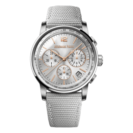 Audemars Piguet Code 11.59 Selfwinding 26393CR.OO.A008KB.01 Chronograph 41mm 18K White Gold Men's Watch