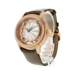 Audemars Piguet Millenary 26354OR.ZZ.D812CR.01 Tourbillon Rose Gold Diamond Bezel 45mm Skeleton Dial Men's Watch - Luxury Souq