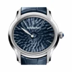 Audemars Piguet Millenary 77266BC.GG.A326CR.01 Frosted Gold Philosophique 39.5mm Blue Dial Womens Watch - Luxury Souq