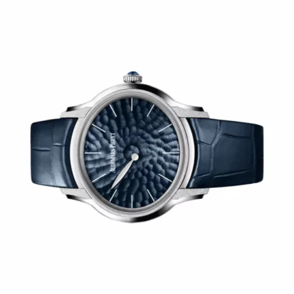 Audemars Piguet Millenary 77266BC.GG.A326CR.01 Frosted Gold Philosophique 39.5mm Blue Dial Womens Watch - Luxury Souq