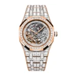 Audemars Piguet Royal Oak 15417OR.ZZ.1267OR.01 A Double Balance Wheel Openworked Baguette Diamond