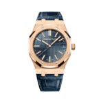 Audemars Piguet Royal Oak 15510OR.OO.D315CR.01 Rose Gold 50th Anniversary Blue Dial 41mm Men's Watch - Luxury Souq