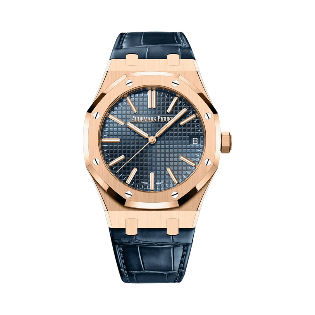 Audemars Piguet Royal Oak 15510OR.OO.D315CR.02 Rose Gold Blue Dial 41mm Men's Watch Audemars Piguet Royal Oak 15510OR.OO.D315CR.02 Rose Gold Blue Dial 41mm Men's Watch
