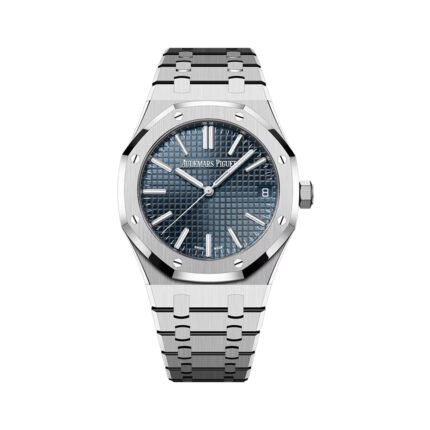 Audemars Piguet Royal Oak 15510ST.OO.1320ST.06 Stainless Steel 41mm Blue Dial Men's Watch - Luxury Souq