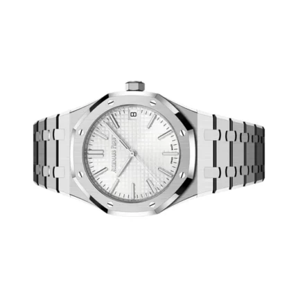 Audemars Piguet Royal Oak 15510ST.OO.1320ST.08 Automatic Stainless Steel 41mm White Dial Men's Watch - Luxury Souq