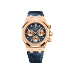 Audemars Piguet Royal Oak 26239OR.OO.D315CR.01 Selfwinding Chronograph Rose Gold 41mm Blue Dial - Luxury Souq