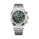 Audemars Piguet Royal Oak 26240ST.OO.1320ST.08 Chronograph Steel Green Index Dial