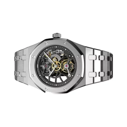 Audemars Piguet Royal Oak 26511PT.OO.1220PT.01 Tourbillon Skeleton Dial Men's Watch - Luxury Souq
