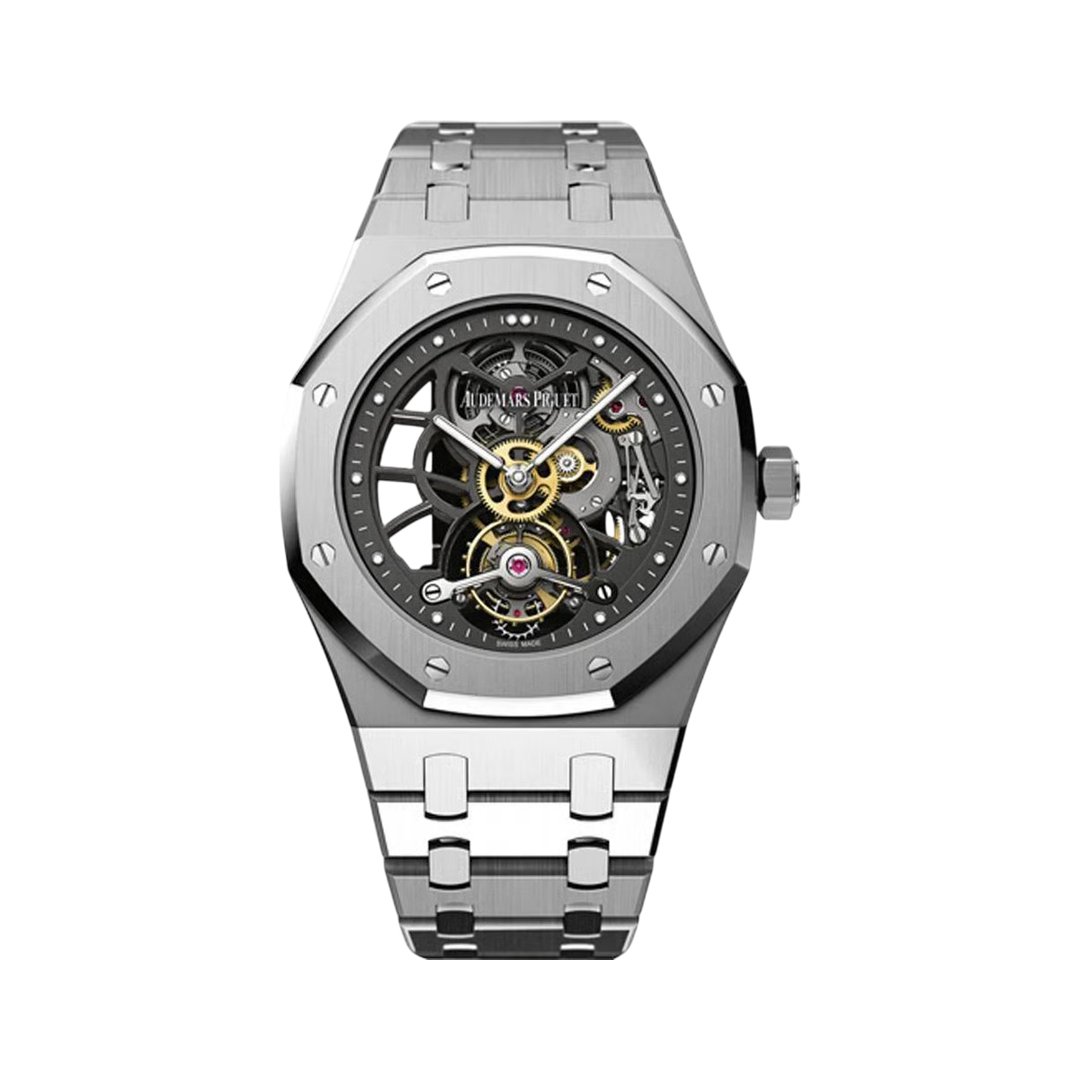 Audemars Piguet Royal Oak 26511PT.OO.1220PT.01 Tourbillon Skeleton Dial Men's Watch - Luxury Souq Audemars Piguet Royal Oak 26511PT.OO.1220PT.01 Tourbillon Skeleton Dial Men's Watch - Luxury Souq