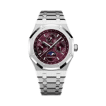 Audemars Piguet Royal Oak 26574BC.OO.1220BC.01 Perpetual Calendar White Gold Purple-Burgundy