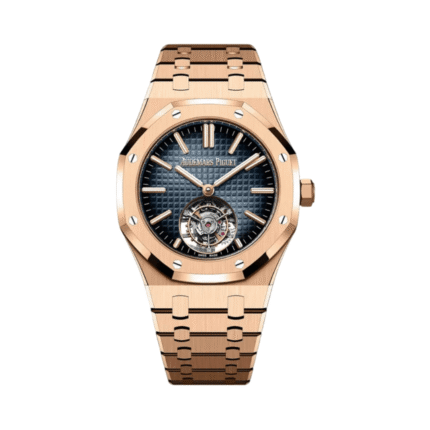 Audemars Piguet Royal Oak 26730OR.OO.1320OR.02 Selfwinding Flying Tourbillon 41mm Blue Dial Mens Watch - Luxury Souq