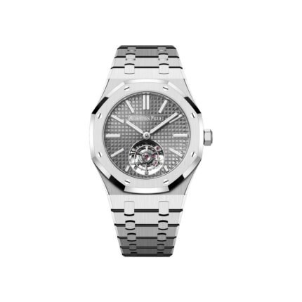 Audemars Piguet Royal Oak 26730ST.OO.1320ST.06 Flying Tourbillion Stainless Steel 41mm Grey Dial - Luxury Souq
