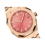 Audemars Piguet Royal Oak 77450OR.OO.1361OR.01 Self Winding 34mm Pink Rose Gold Pink Dial - Luxury Souq