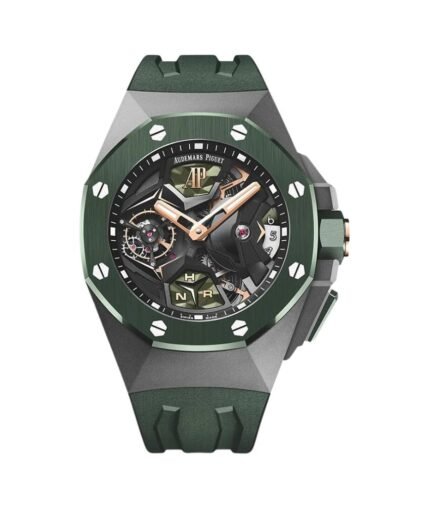 Audemars Piguet Royal Oak Concept 26589IO.OO.D056CA.01 Flying Tourbillon GMT Titanium Men's Watch