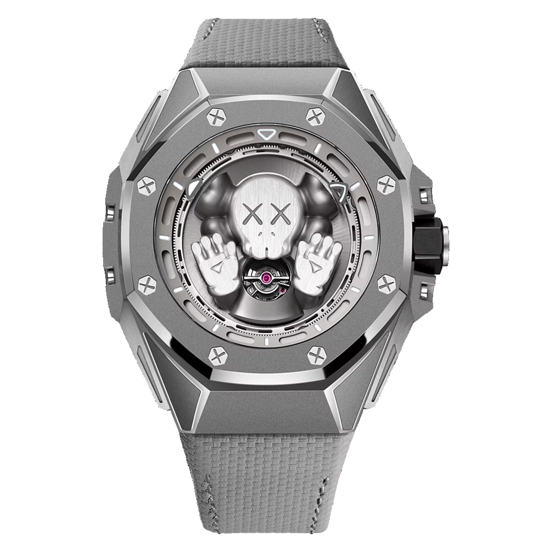 Audemars Piguet Royal Oak Concept 26656TI.GG.D019VE.01 KAWS Tourbillon Companion Dial Limited Edition - Luxury Souq Audemars Piguet Royal Oak Concept 26656TI.GG.D019VE.01 KAWS Tourbillon Companion Dial Limited Edition - Luxury Souq