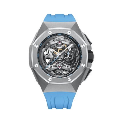 Audemars Piguet Royal Oak Concept Tourbillon 26587TI.OO.D031CA.01 Titanium 44mm Skeletonized Dial Men's Watch - Luxury Souq