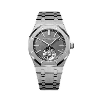 Audemars Piguet Royal Oak Flying Tourbillon Automatic 26530TI.OO.1220TI.01 Sandblasted Dial 41mm Titanium Men's Watch