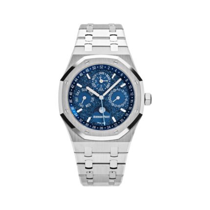 Audemars Piguet Royal Oak John Mayer 26574BC.OO.1220BC.02 Perpetual Calendar Blue Crystal Sky Dial 41mm Men's Watch - Luxury Souq