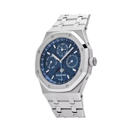 Audemars Piguet Royal Oak John Mayer 26574BC.OO.1220BC.02 Perpetual Calendar Blue Crystal Sky Dial 41mm Men's Watch - Luxury Souq