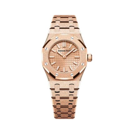 Audemars Piguet Royal Oak Mini 67630OR.GG.1312OR.01 Frosted Rose Gold 23mm Ladies Watch - Luxury Souq
