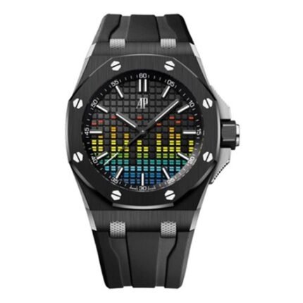 Audemars Piguet Royal Oak Offshore 15600CE.OO.A002CA.01 Black Dial Music Edition 43mm Black Ceramic Men's Watch