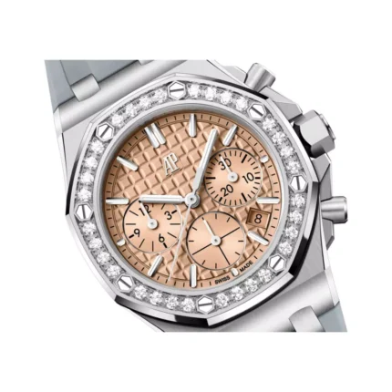 Audemars Piguet Royal Oak Offshore 26231ST.ZZ.A178CA.01 Lady Tapisserie Salmon Dial 37mm - Luxury Souq