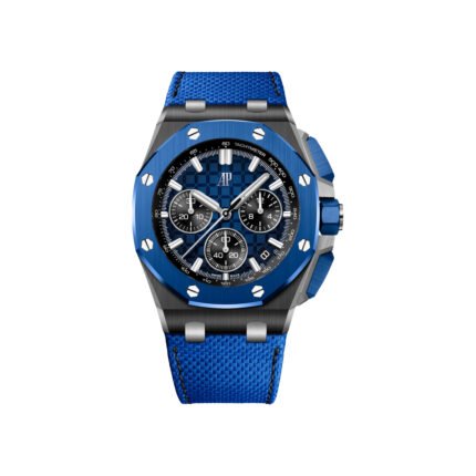 Audemars Piguet Royal Oak Offshore 26420CE.OO.A043VE.01 Selfwinding Chronograph Black/Blue Ceramic 43mm - Luxury Souq