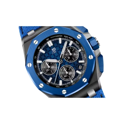 Audemars Piguet Royal Oak Offshore 26420CE.OO.A043VE.01 Selfwinding Chronograph Black/Blue Ceramic 43mm - Luxury Souq