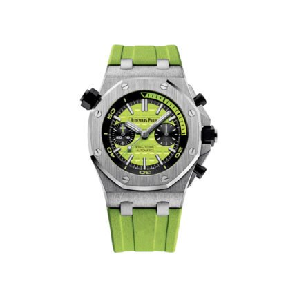 Audemars Piguet Royal Oak Offshore Diver 26703ST.OO.A038CA.01 Chronograph 42mm Green Limited - Luxury Souq