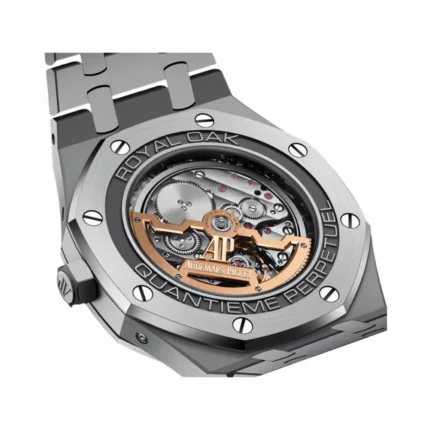 Audemars Piguet Royal Oak Perpetual Calendar 26598BC.ZZ.1220BC.01 'Special Edition' White Gold 41mm Burgundy Purple Dial Mens Watch - Luxury Souq