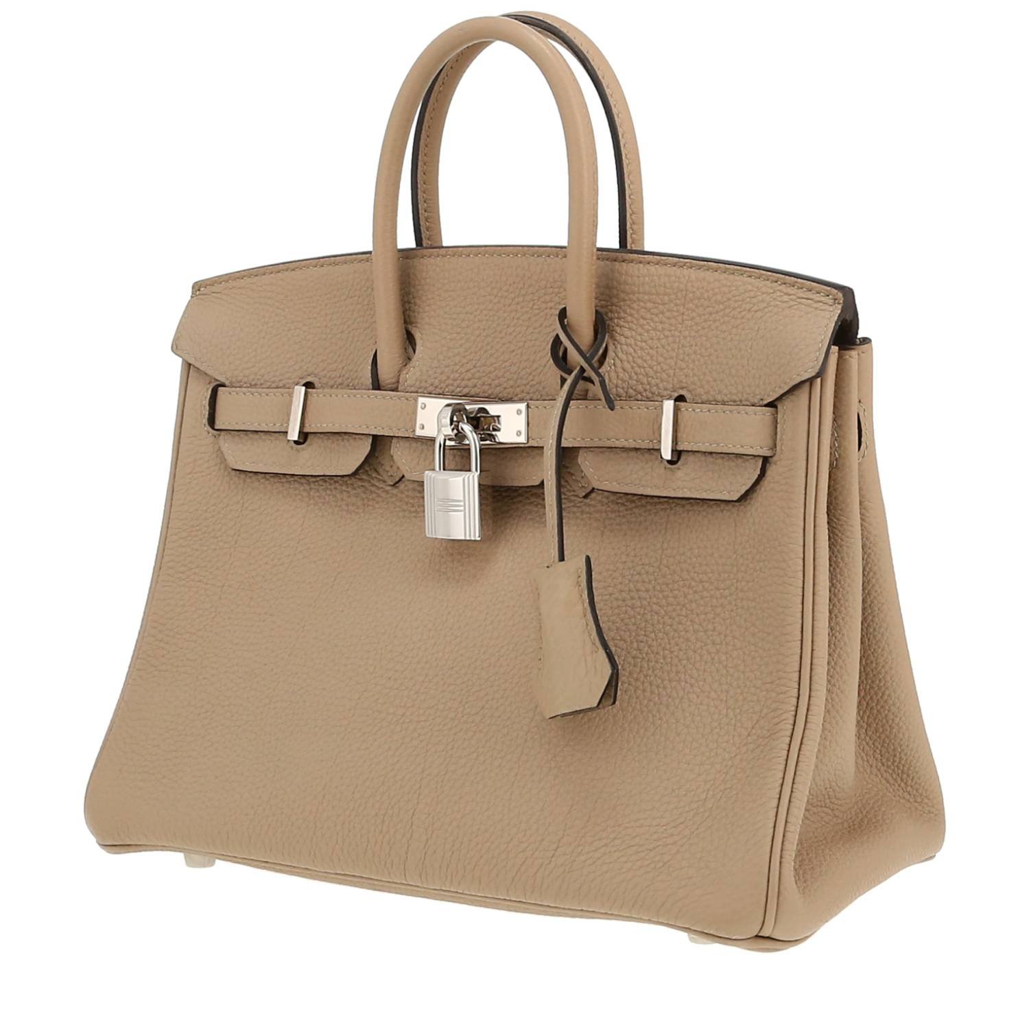 Hermès Birkin 25 cm handbag in Beige Marfa togo leather Hermès Birkin 25 cm handbag in Beige Marfa togo leather