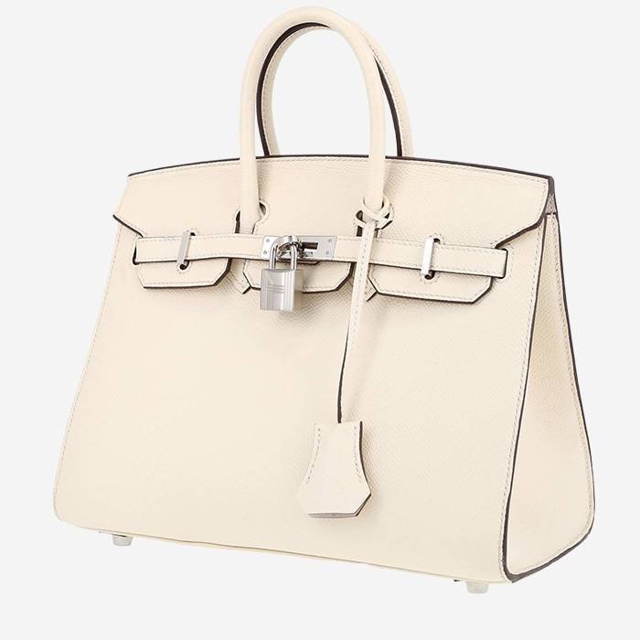 Hermès Birkin 25 cm handbag in Craie epsom leather Hermès Birkin 25 cm handbag in Craie epsom leather