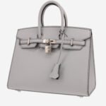 Hermès Birkin 25 cm handbag in Glacier blue epsom leather