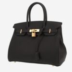Hermès Birkin 30 cm handbag in black togo leather