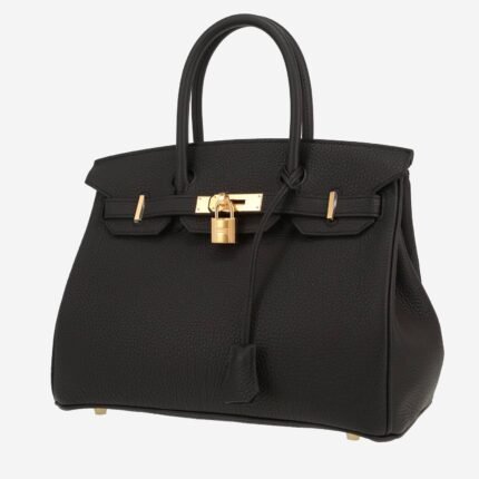 Hermès Birkin 30 cm handbag in black togo leather