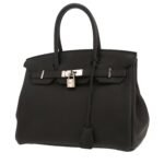 Hermès Birkin 30 cm handbag in black togo leather