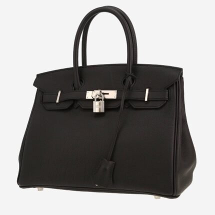 Hermès Birkin 30 cm handbag in black togo leather
