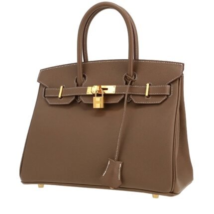 Hermès Birkin 30 cm handbag in etoupe epsom leather