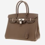 Hermès Birkin 30 cm handbag in etoupe epsom leather