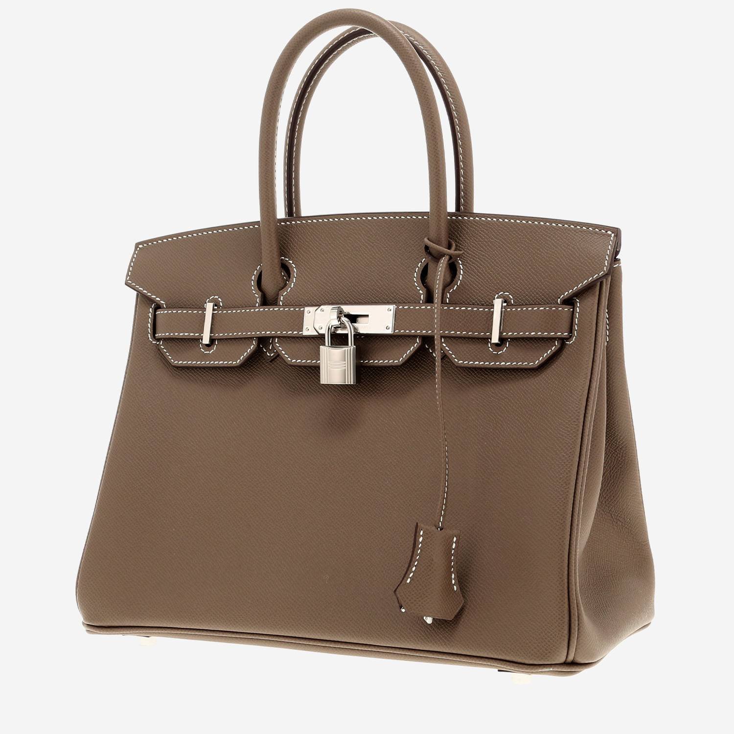 Hermès Birkin 30 cm handbag in etoupe epsom leather Hermès Birkin 30 cm handbag in etoupe epsom leather