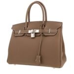 Hermès Birkin 30 cm handbag in etoupe togo leather