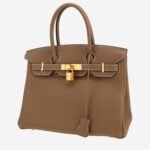 Hermès Birkin 30 cm handbag in etoupe togo leather