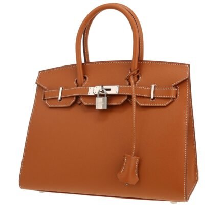 Hermès Birkin 30 cm handbag in gold epsom leather