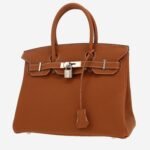 Hermès Birkin 30 cm handbag in gold togo leather