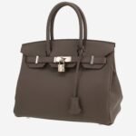 Hermès Birkin 30 cm handbag in grey togo leather