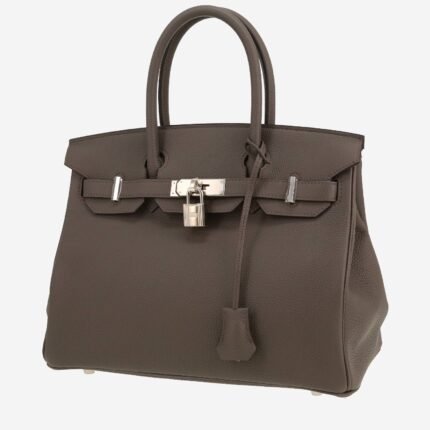 Hermès Birkin 30 cm handbag in grey togo leather
